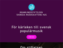 Tablet Screenshot of musikskattenshus.org